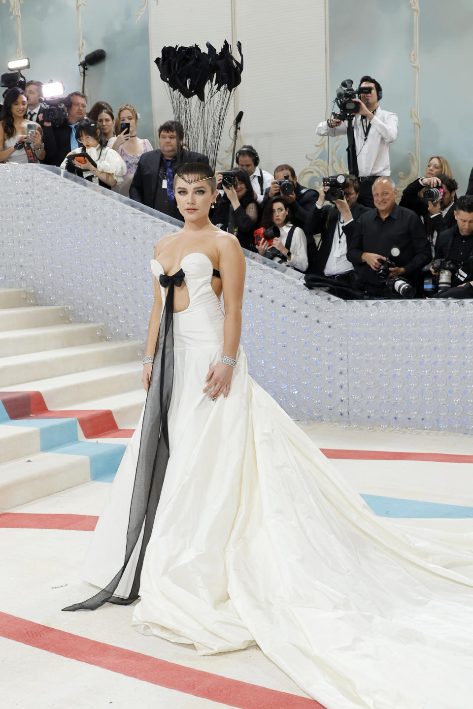 NEW YORK, NEW YORK - MAY 01: Florence Pugh attends The 2023 Met Gala Celebrating 