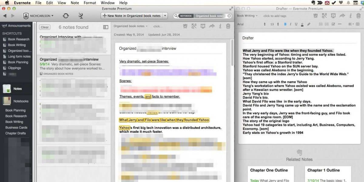 Writing A Book In Evernote 17