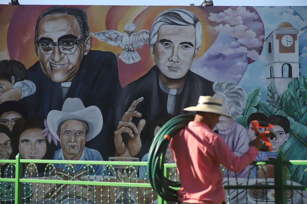 El Salvador Murdered Priest (AP)