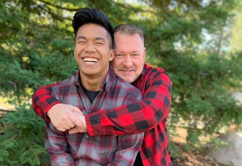 Jordan Windle and his father, Jerry. (Courtesy Jordan Windle)