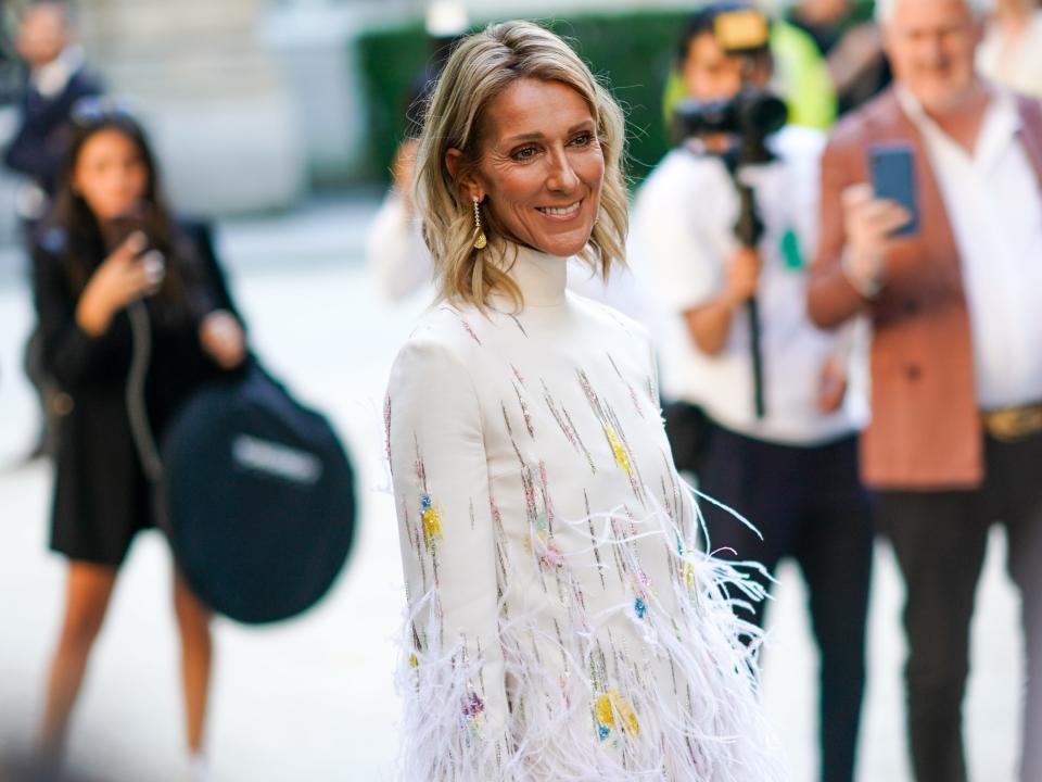 Celine Dion during Paris Fashion Week on July 03, 2019.