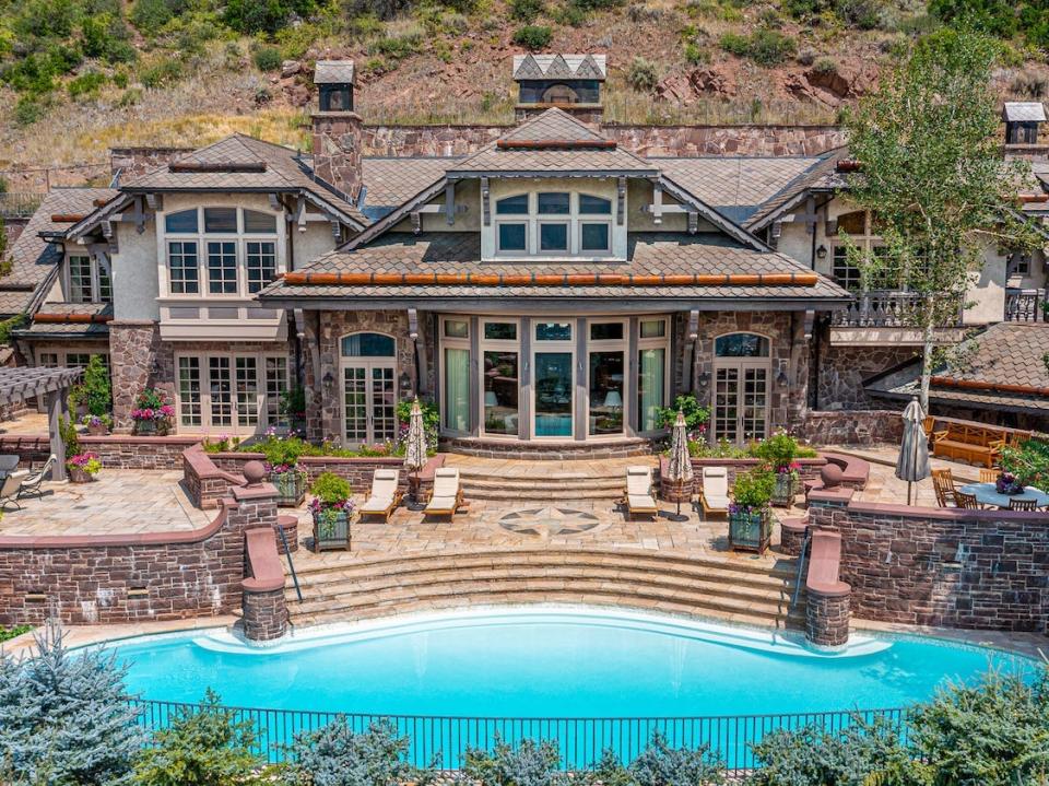 The Peak House on Red Mountain, nicknamed Billionaire Mountain, in Aspen, Colorado.