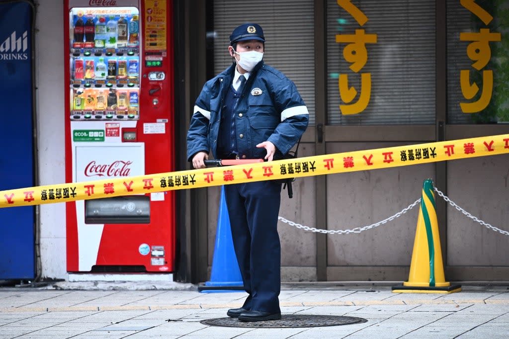 A 17-year-old was arrested outside Tokyo University (AFP via Getty Images)