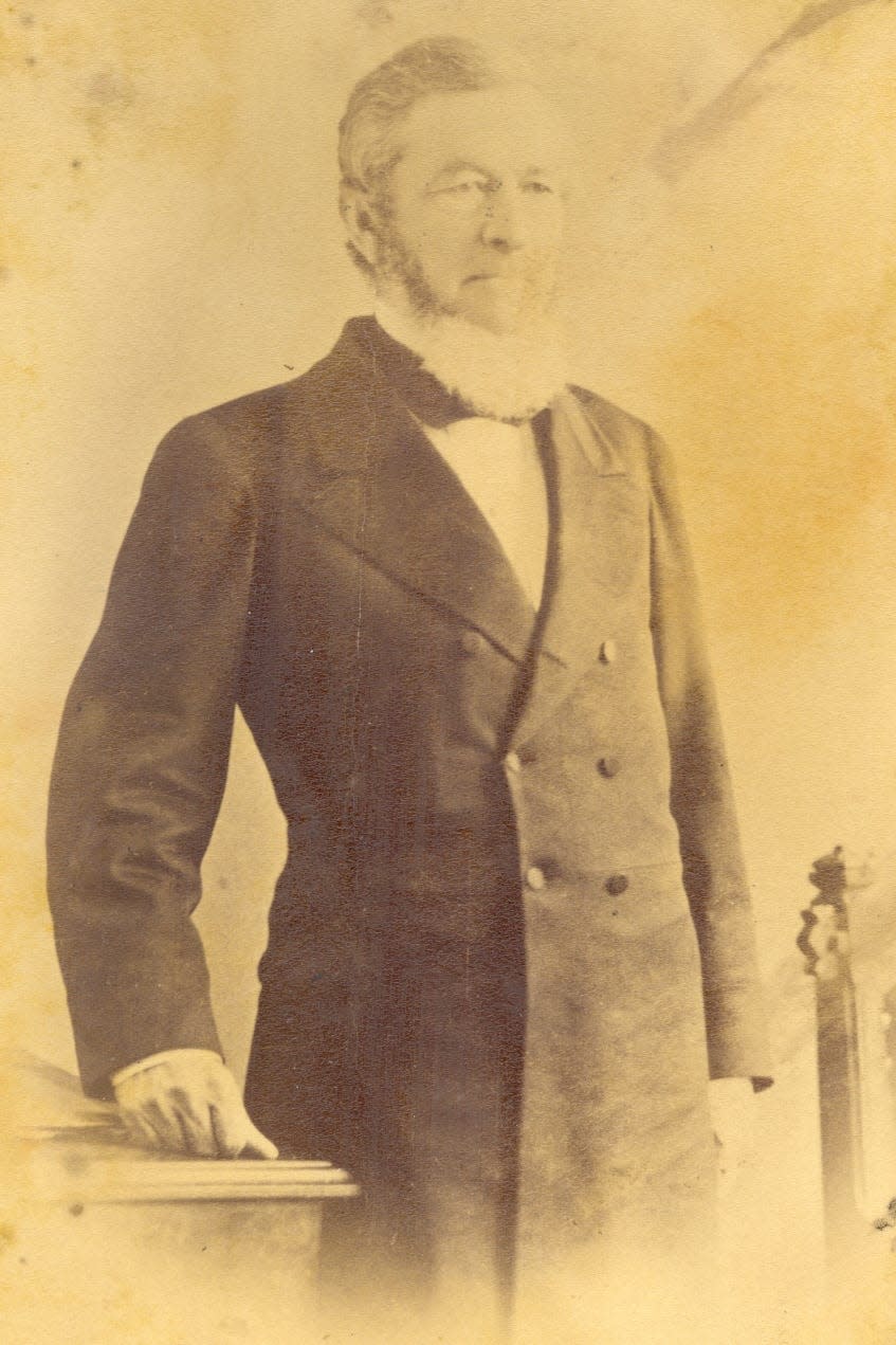 Lucius Robinson purchased land on Maple Avenue in Elmira in 1842 and was later elected New York state comptroller and governor during a long public career.