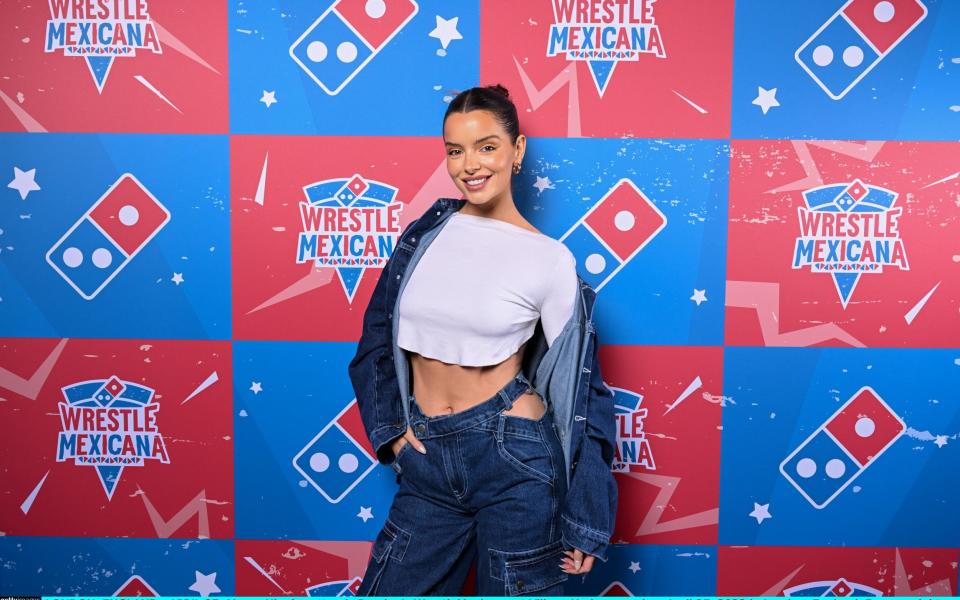 Former Love Island star Maura Higgins attends Domino's WrestleMexicana at Village Underground in London last month - Jeff Spicer/Getty Images for Domino's