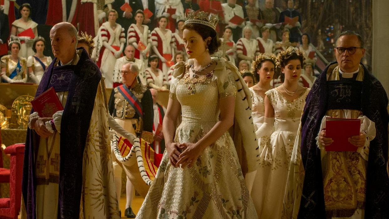 the crown coronation gown