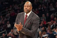 <p>Georgetown University basketball coach Patrick Ewing was hospitalized after testing positive for the <a href="https://people.com/tag/coronavirus/" rel="nofollow noopener" target="_blank" data-ylk="slk:novel coronavirus;elm:context_link;itc:0;sec:content-canvas" class="link ">novel coronavirus</a> (COVID-19).</p> <p>"I want to share that I have tested positive for COVID-19," Ewing, 57, wrote on Twitter on May 22.</p> <p>"This virus is serious and should not be taken lightly,"<a href="https://people.com/sports/patrick-ewing-hospitalized-with-coronavirus/" rel="nofollow noopener" target="_blank" data-ylk="slk:he added.;elm:context_link;itc:0;sec:content-canvas" class="link "> he added.</a> "I want to encourage everyone to stay safe and take care of yourselves and your loved ones."</p> <p>Ewing, who is currently isolated at a local hospital, also shared a statement from Georgetown Athletics.</p> <p>"Ewing has elected to share his diagnosis publicly to emphasize that this virus can effect anyone," the university's statement read.</p>