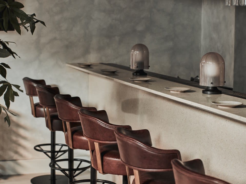 The counter at Shoreditch restaurant Pearly Queen is where it's at