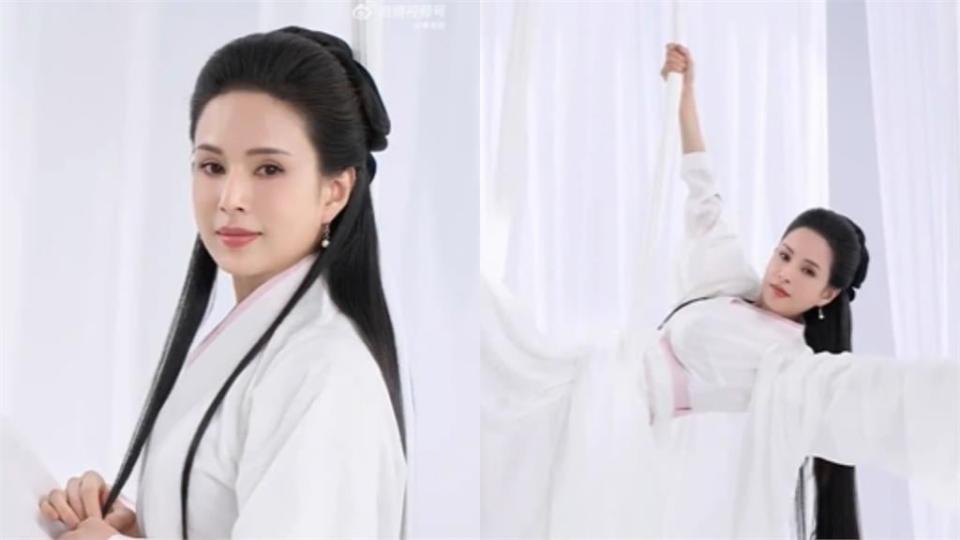 李若彤56歲了！隔27年再扮「最美小龍女」 粉絲驚：還原度99％