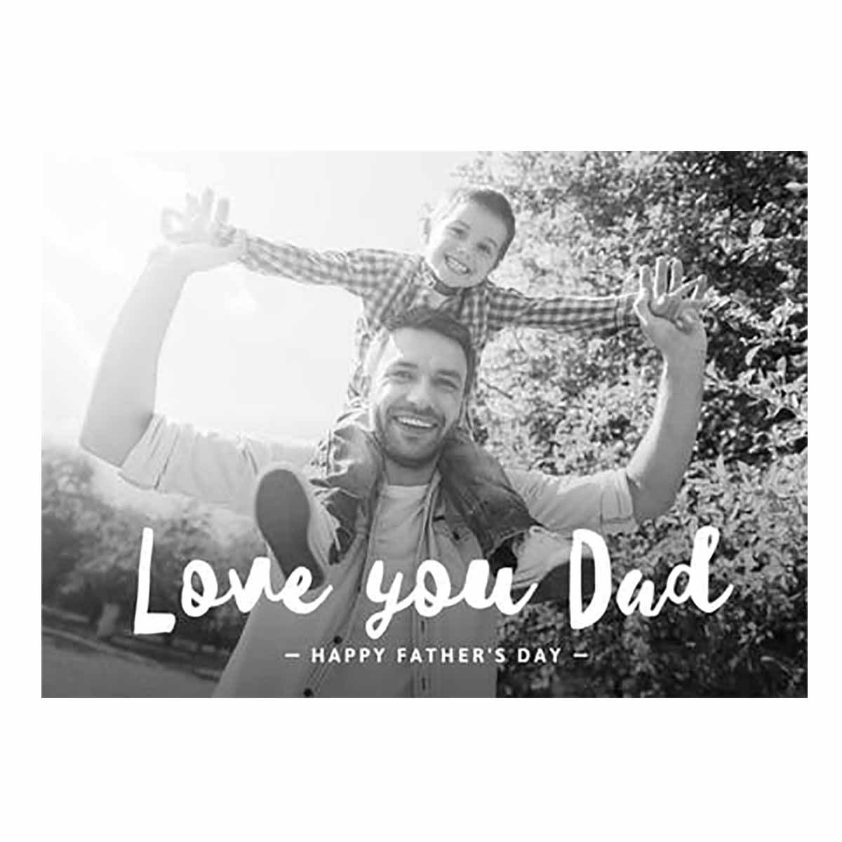 printable fathers day cards custom photo card