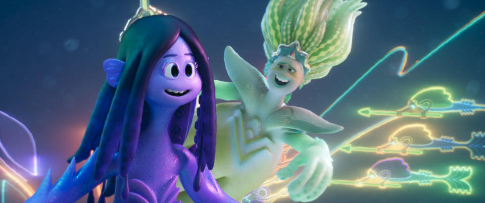 This image released by Universal Pictures shows Ruby Gillman, voiced by Lana Condor, in DreamWorks Animation's "Ruby Gillman Teenage Kraken." (Universal Pictures via AP)