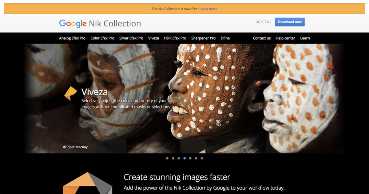 Google makes Nik photo-editing tools free to download