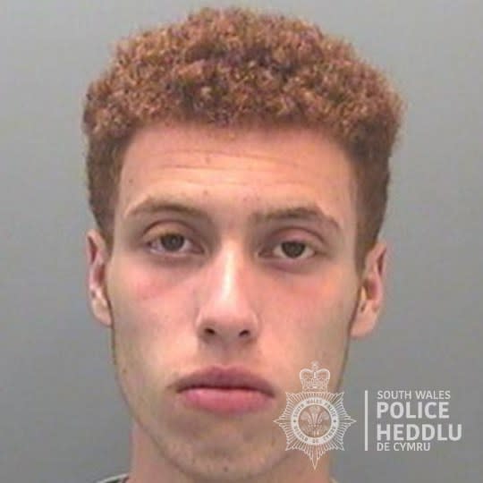 Drew Jones was detained for four years (Picture: South Wales Police)