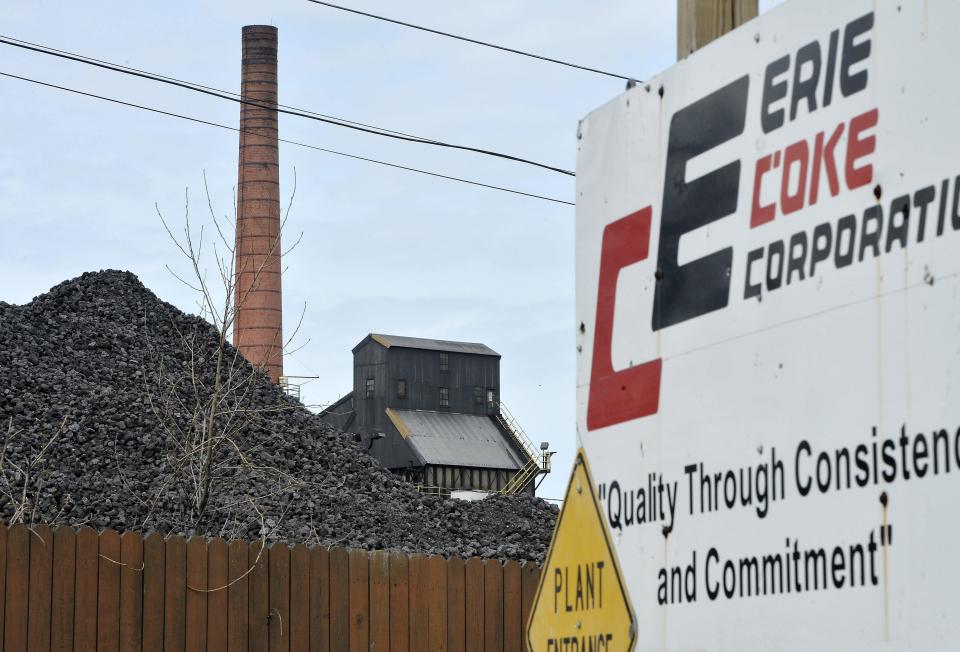 Erie Coke Corp. shut down in December 2019 after a long legal battle with environmental regulators. [GREG WOHLFORD FILE PHOTO/ERIE TIMES-NEWS]