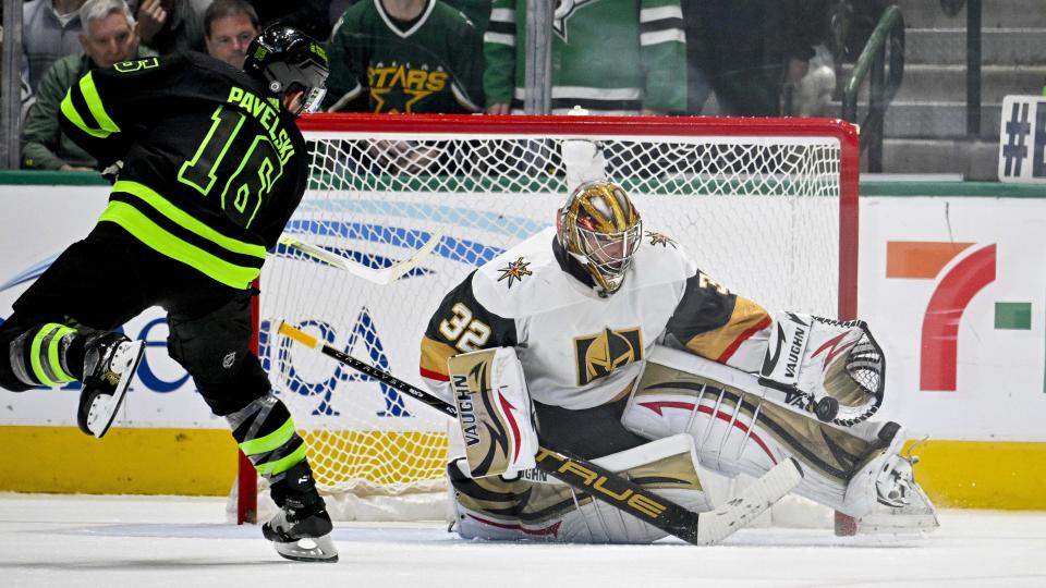 The Dallas Stars and Vegas Golden Knights look evenly matched in the third round of the NHL playoffs. (Jerome Miron/USA TODAY Sports)