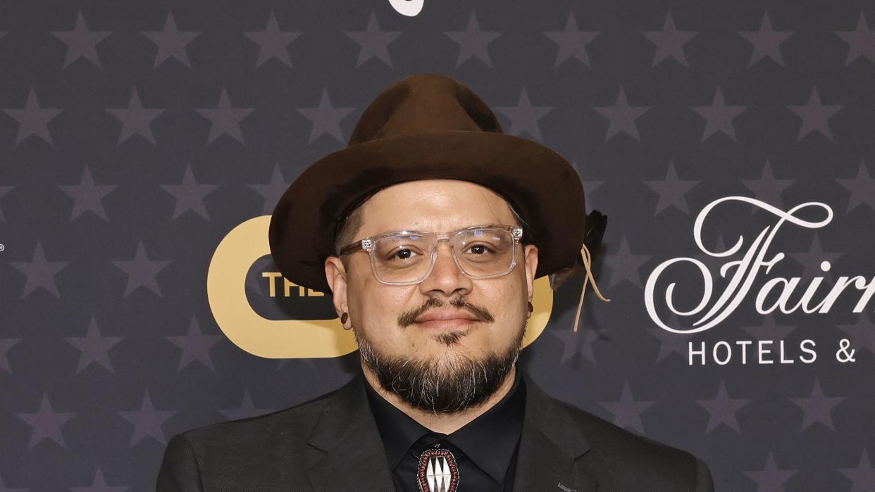 sterlin harjo attends the 28th annual critics choice awards at fairmont century plaza on january 15, 2023 in los angeles