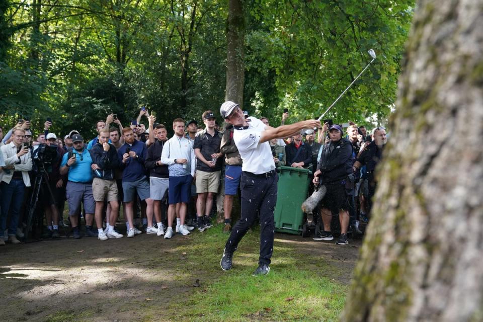 Viktor Hovland during day three of the BMW PGA Championship at Wentworth (Adam Davy/PA) (PA Wire)