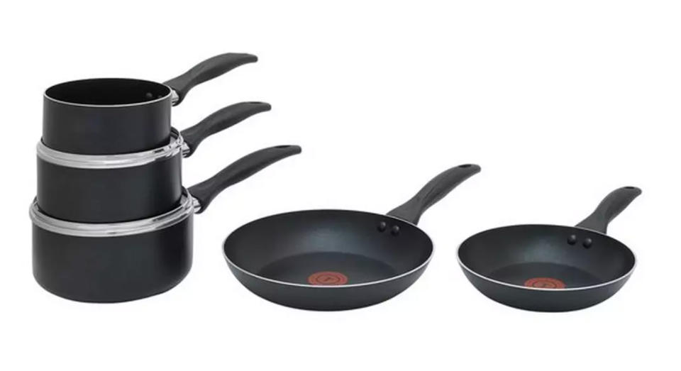 Tefal Easycare 5 Piece Non Stick Pan Set 