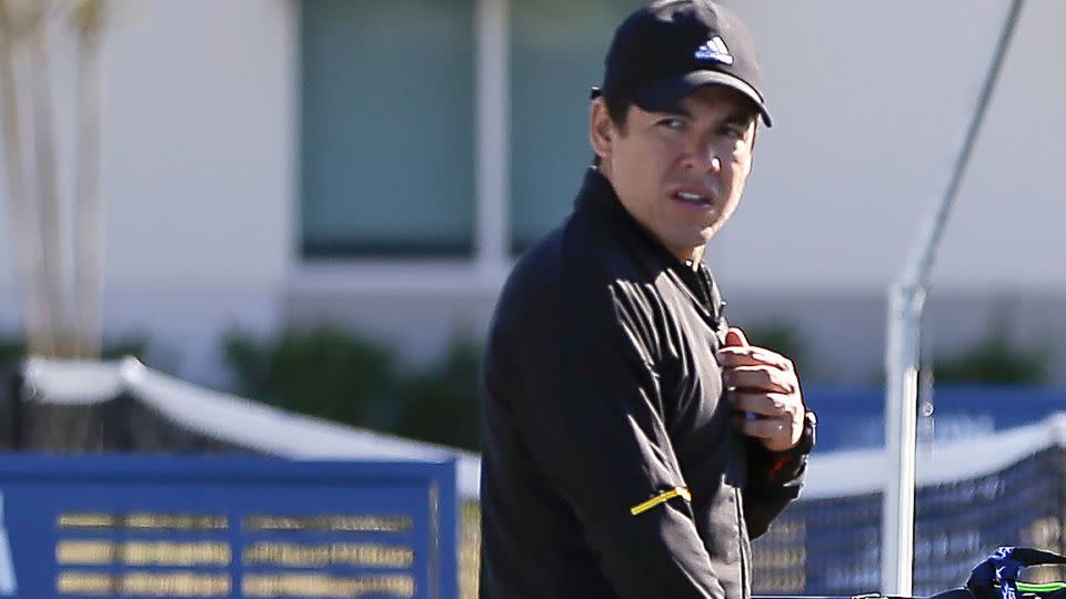 Anibal Aranda is seen at the USTA National Campus in Orlando, Florida, in 2017. - John Raoux/AP