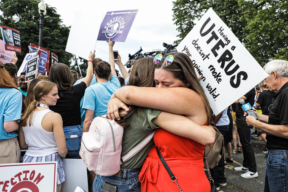 As the Supreme Court Overturns Roe v. Wade , Protests Erupt Around the Country: See the Photos