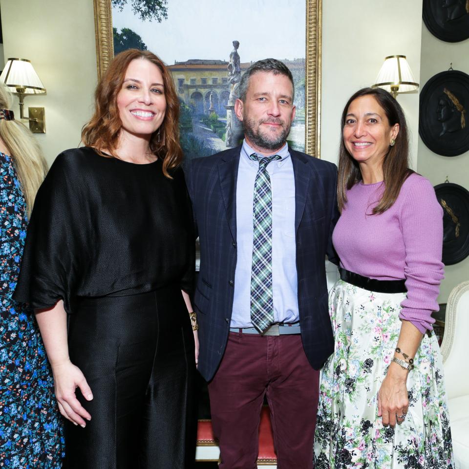 Designer Monique Gibson, architect Joel Barkley, and, Alison Levasseur, Interiors & Garden Director of <em>AD</em>