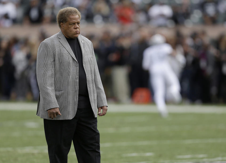 The Oakland Raiders have reportedly fired general manager Reggie McKenzie. (AP)