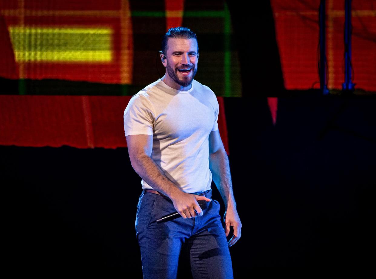 Sam Hunt performs at Fiserv Forum in MIlwaukee on Friday, March 15, 2024.