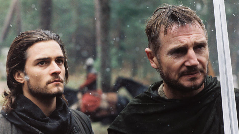 Orlando Bloom and Liam Neeson in Ridley Scott's 'Kingdom of Heaven' (20th Century Fox)