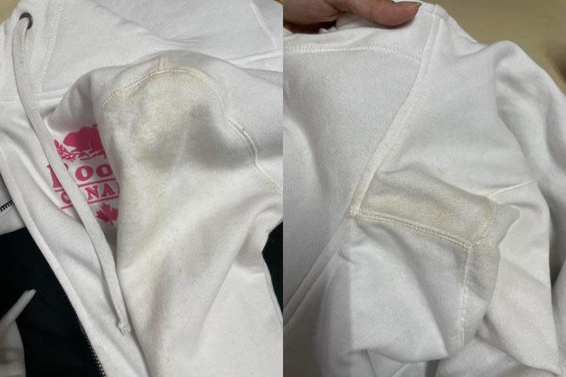 一名女網友詢問，有什麼方法可將泛黃的白色衣物清洗乾淨。（翻攝自我愛全聯-好物老實說臉書社團）
