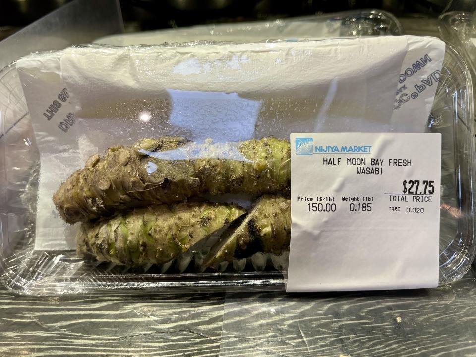 $150 a pound! DM me if you want to invest in wasabi futures.
