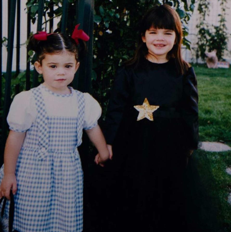 Kylie and Kendall Jenner Halloween throwback