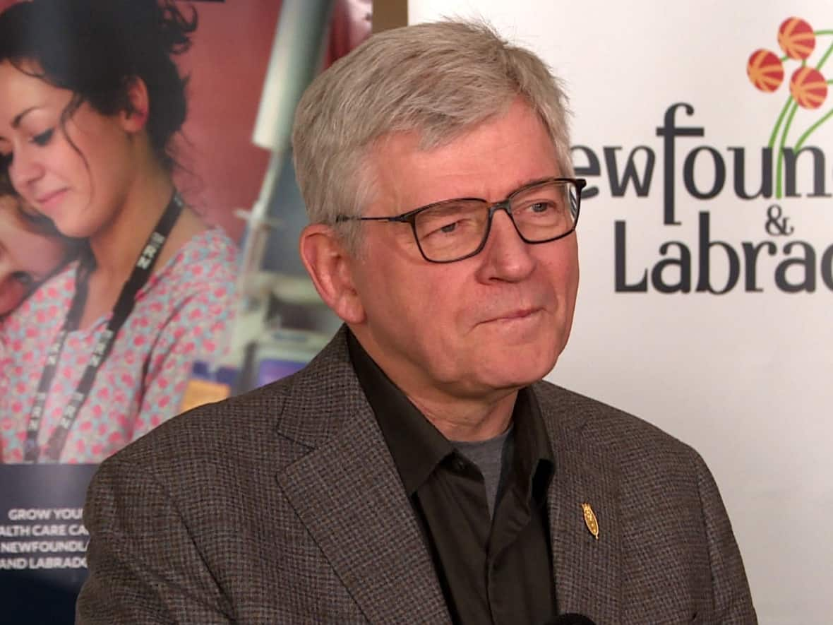 Jim Dinn has been leading the provincial NDP since shortly after the 2021 election. He's made it permanent, becoming leader of the provincial party on Tuesday. (Peter Cowan/CBC - image credit)