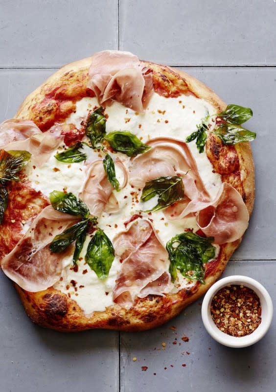 <p>What's Gaby Cooking</p><p>Sometimes you’ve just gotta throw caution to the wind and have a burrata pizza pie for dinner, lunch or breakfast!</p><p><strong>Get the recipe: <a href="https://whatsgabycooking.com/burrata-pizza-pie/#.VDhBIBZeIq9" rel="nofollow noopener" target="_blank" data-ylk="slk:Burrata Pizza Pie;elm:context_link;itc:0;sec:content-canvas" class="link "><em>Burrata Pizza Pie</em></a></strong></p>