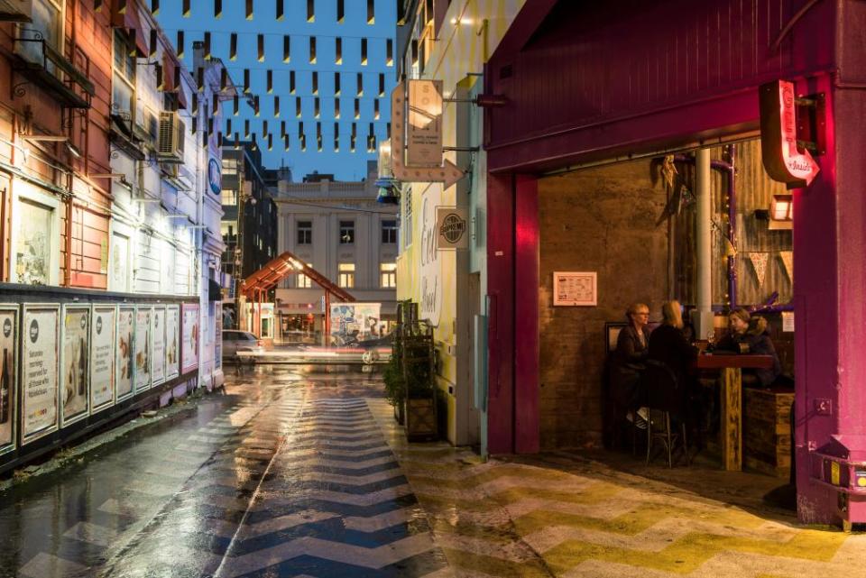 Eva Street in Te Aro, Wellington. One of several laneways worth exploring in the neighbourhood.