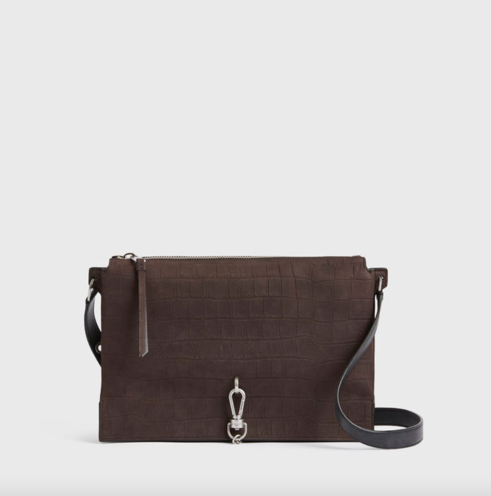 AllSaints 'Sheringham' Suede Shoulder Bag (Photo via AllSaints)