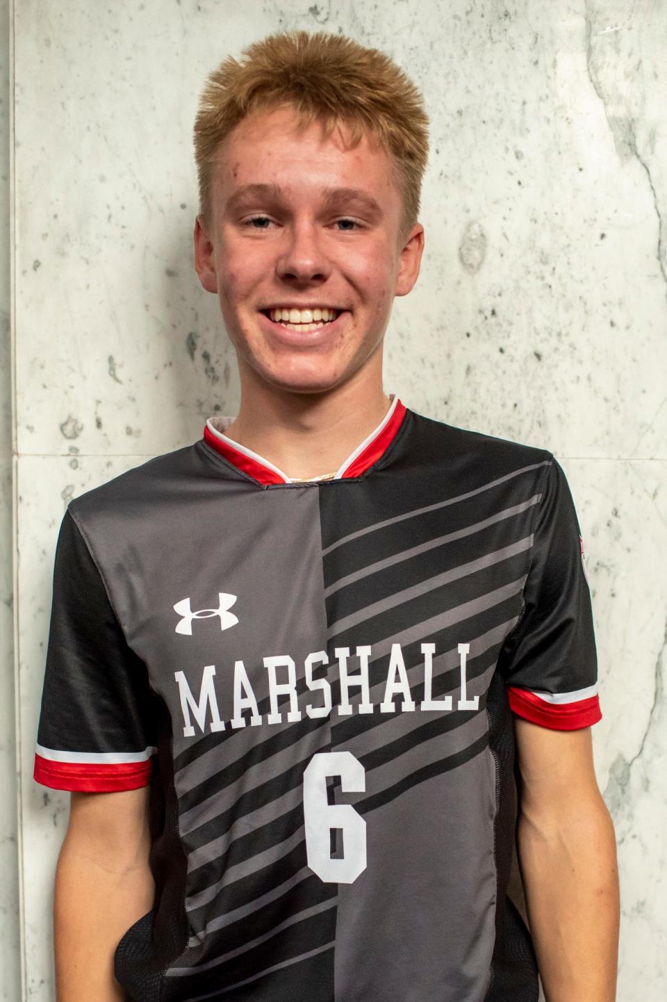 Marshall High School's Brady Tatrow (6)