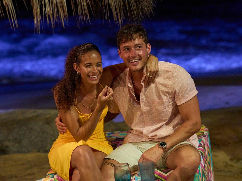 Olivia Lewis and John Henry Spurlock on "Bachelor in Paradise."