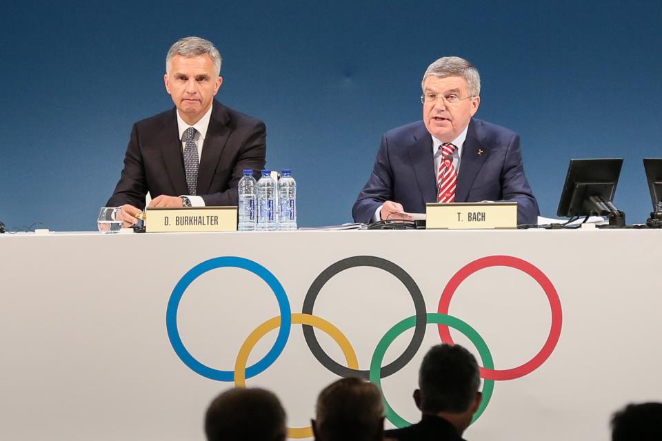 IOC president Thomas Bach (R) introduced some much-needed changes at Monday's meetings in Monaco.