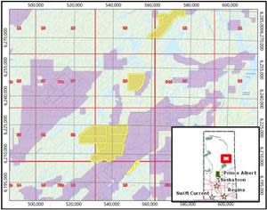 Location Map Attached (new claims in yellow colour)