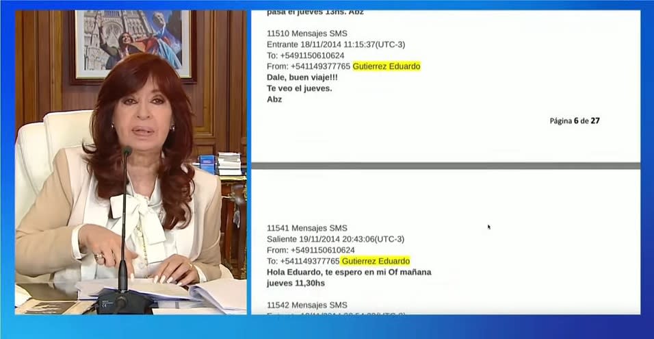 Cristina Kirchner denunció que en la gestión de Macri se otorgaron  fondos de manera irregular para el soterramiento del Sarmiento