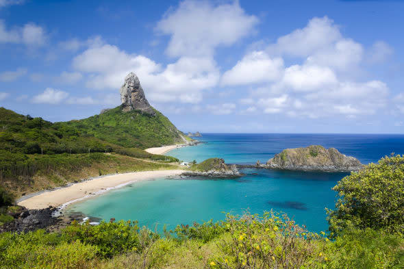 beach in fernando de noronha...