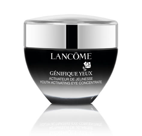 <p>This gel cream formula is beautifully soothing - perfect for applying to tired eyes at the end of a long day or week. It’s super gentle, too, and won’t irritate your delicate eye contour. </p><p><a href="http://www.lookfantastic.com/lancome-advanced-genifique-eye-cream-15ml/11077892.html?utm_source=googleprod&utm_medium=cpc&utm_campaign=gp_bodycare&affil=thggpsad&switchcurrency=GBP&shippingcountry=GB&gclid=CJX0v-_RjM8CFewp0wodHYsLlA&gclsrc=aw.ds&dclid=CN-J3e_RjM8CFVidFgodFwcOGw" rel="nofollow noopener" target="_blank" data-ylk="slk:Buy it here.;elm:context_link;itc:0;sec:content-canvas" class="link ">Buy it here.</a></p>