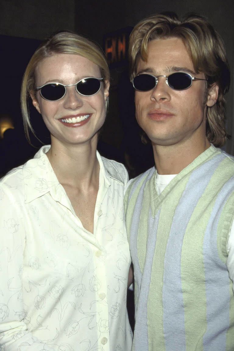 Gwyneth Paltrow and Brad Pitt