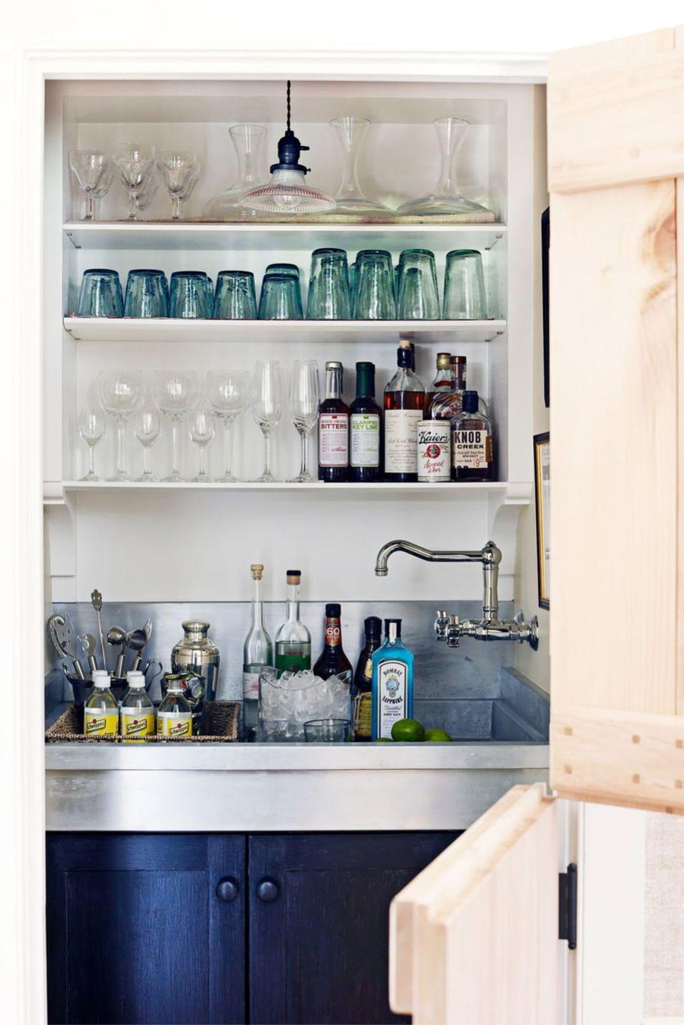 wet bar farmhouse