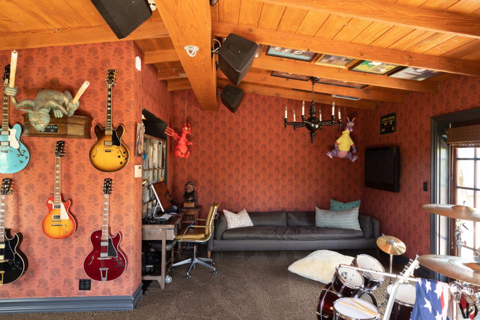 John Stamos’s music room.