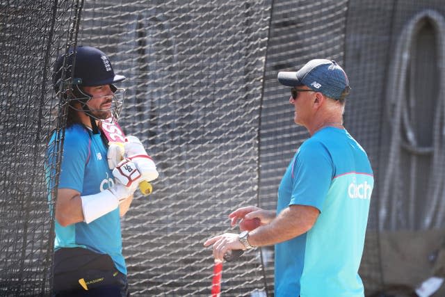 Graham Thorpe (right) will take charge in Silverwood's absence.