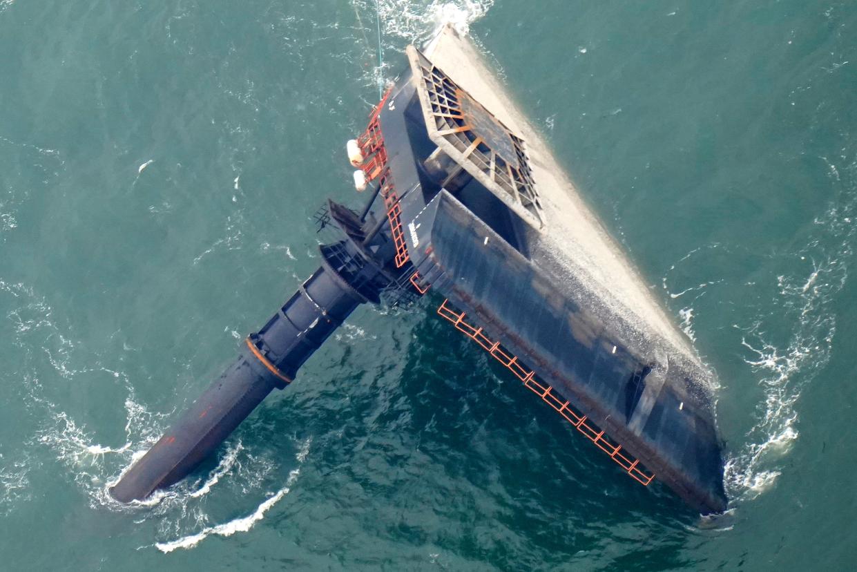 Capsized Ship Hearing (Copyright 2021 The Associated Press. All rights reserved.)