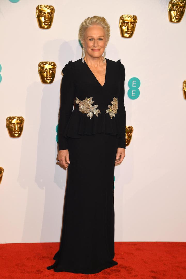 Glenn Close at the 2019 BAFTAs