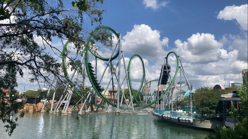 The Incredible Hulk Coaster in Universal Orlando Resort (Siobhan Grogan)