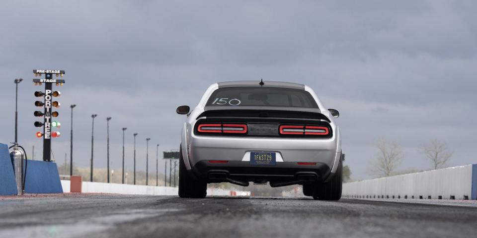 the 2023 dodge challenger srt demon 170 is the quickest vehicle ever produced in the dodge brand’s 100 plus year history and is the first factory production car to run the quarter mile under 9 seconds with a national hot rod association nhra certified 891 second et at 15117 mph